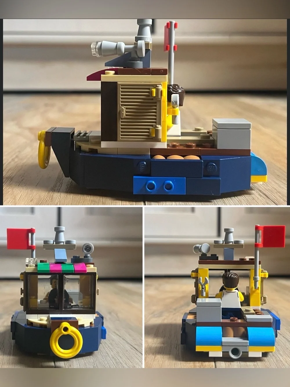Lego - Surfer Beach House Boat Only - Part of Set #31118